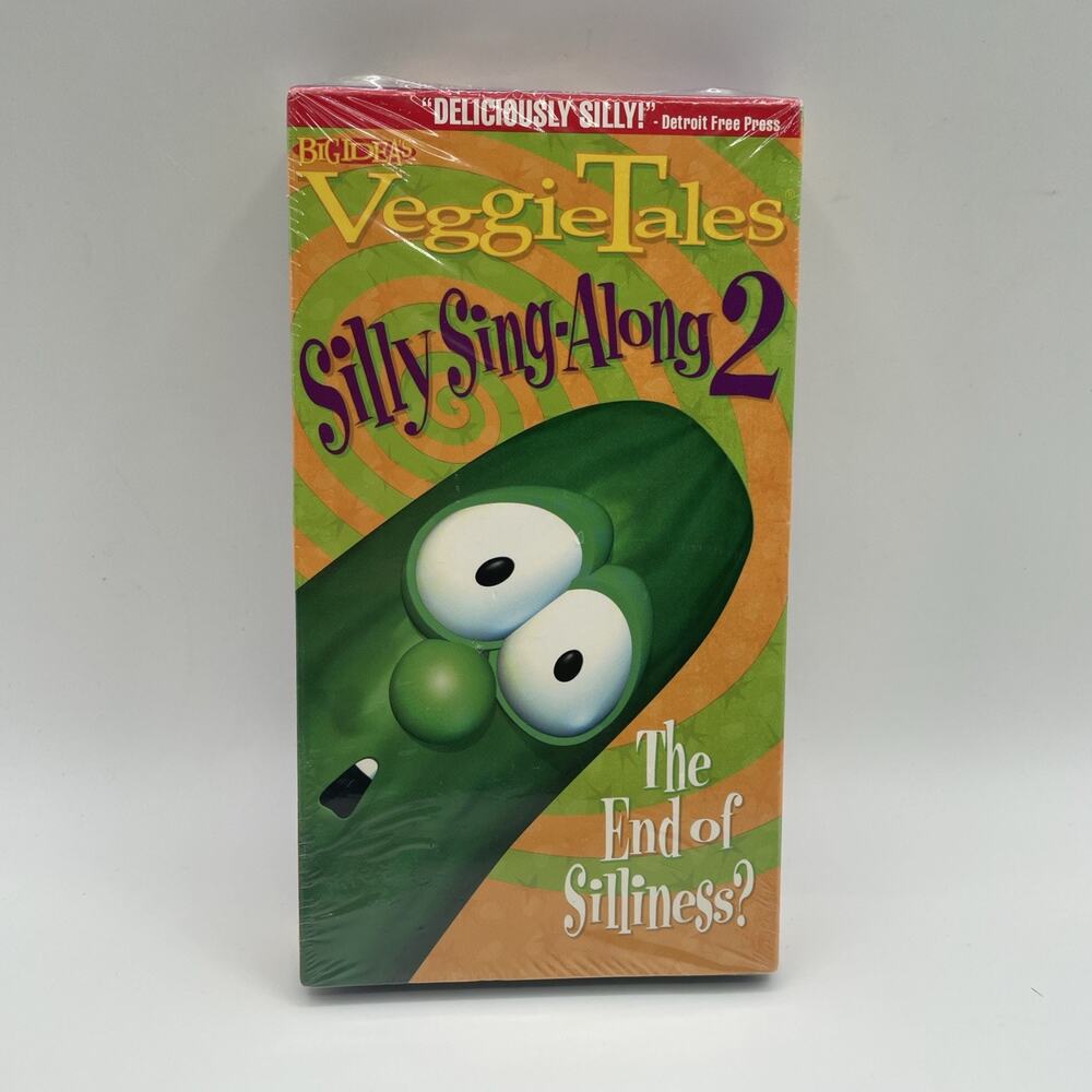 VeggieTales Silly Sing-Along 2 The End Of Silliness? VHS 1998 SEALED